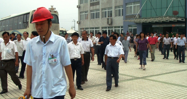 泰州市政府組織民眾代表參觀武進(jìn)海寧項(xiàng)目